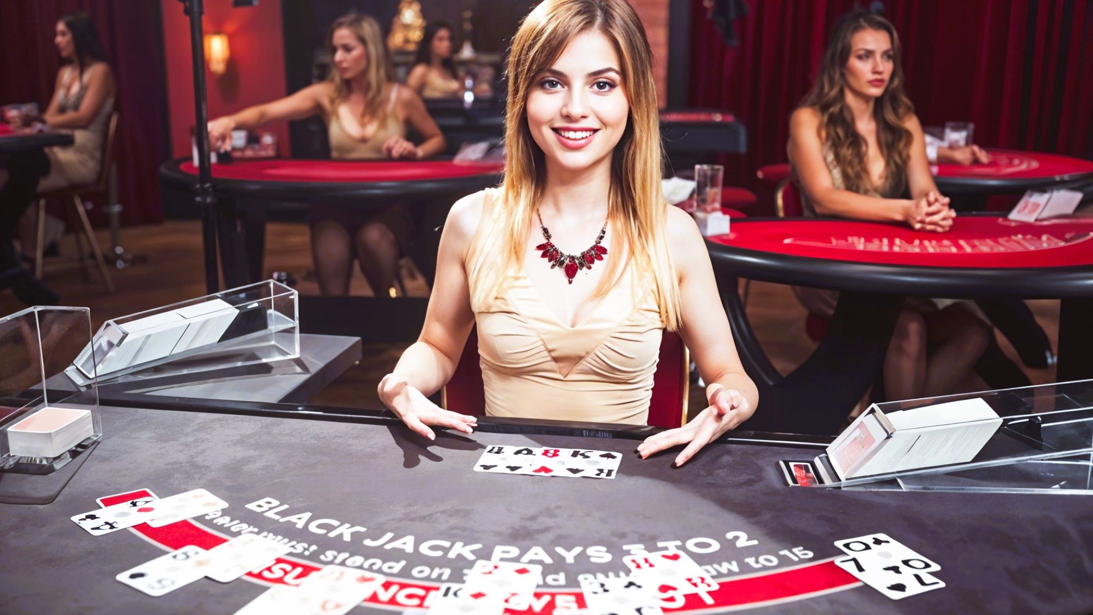 Live blackjack tables in casinos